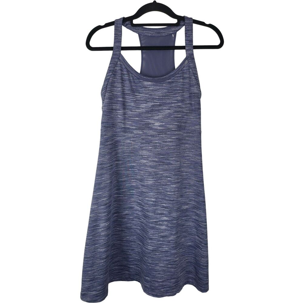 Mondetta MPG Dress L Womens Performance Gear Purple Racer Back Midi Athletic